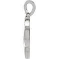 thumbnail image 2 of 14k White Gold Heart Shaped Pendant 18.5x12mm - 1.4 Grams, 2 of 2