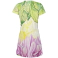 thumbnail image 2 of Mardi Gras French Quarter Magnolias at Sunrise All Over Juniors Beach Cover-Up Dress Multi MD, 2 of 2