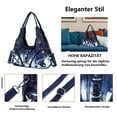 thumbnail image 2 of Bolso de hombro para mujer, bolso hobo, bolsos de hombro, bolsos con asa, bolsos de mano de piel sintética suave con cremallera, bolso de mano, muchos compartimentos, gran bolso para mujer, 2 of 5
