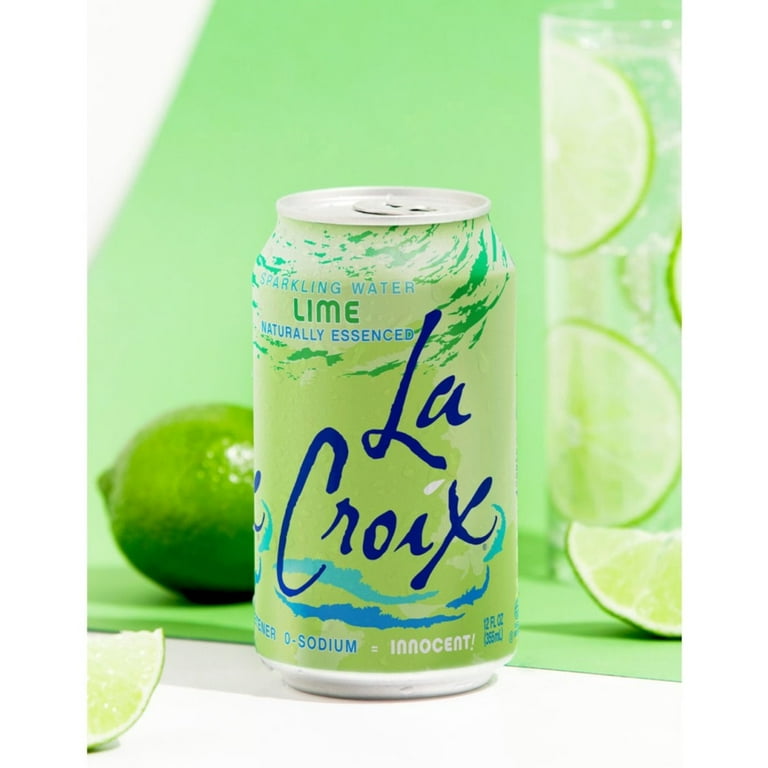 LaCroix Sparkling Water, Lime 8-Pack, 12 oz Cans, Zero Calories