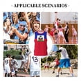 thumbnail image 5 of Haiti Flag Men Basketball Sports Jersey Running Fitness Multifunction Sleeveless tshirt Exclusive Custom Name Nunber, 5 of 9