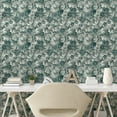 thumbnail image 2 of Ambesonne Nature Peel & Stick Wallpaper for Home, Abstract Floral Silhouettes, 13"x100", Pale Sage Green Ivory, 2 of 5