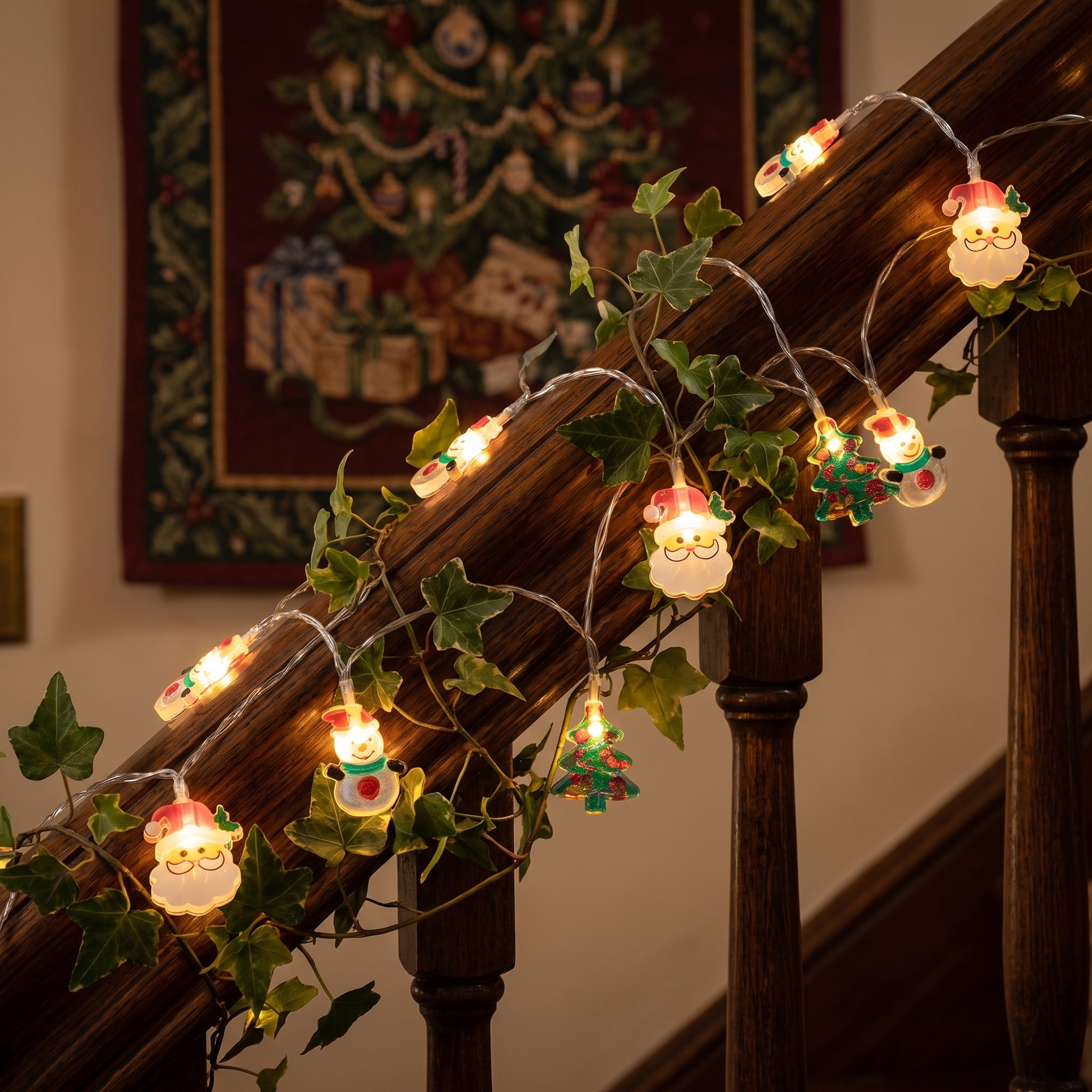 Unique Bargains Fairy Lights for Decor and Festive 9.8 ft Multicolor Battery Operated