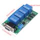 thumbnail image 5 of 12V 4Ch DB9 RS232 tablero de relé Control remoto UART interruptor de puerto serie para Motor de coche, 5 of 5