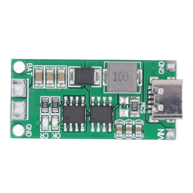 Módulo cargador de batería tipo C a 8,4 V, buena protección, voltaje de refuerzo, placa de carga de batería de litio, verde, 1 A