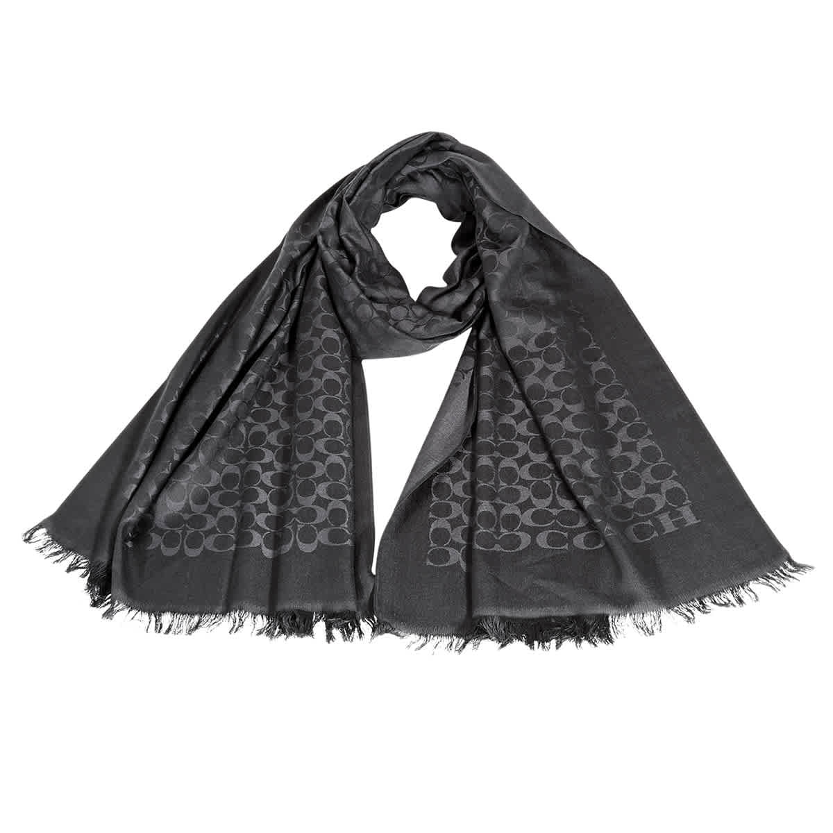 black coach scarf