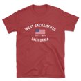thumbnail image 1 of West Sacramento California Patriot Men's Cotton T-Shirt, 1 of 1