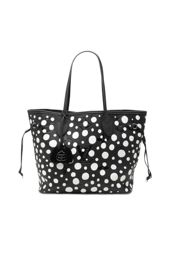 Pre-Owned Louis Vuitton x Yayoi Kusama Monogram Empreinte Infinity Dot Neverfull MM Tote Bag...