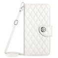 thumbnail image 2 of for Motorola Edge 40 Neo Wallet Case, Elegant Card Holder Cash Slot PU Leather Kickstand Shoulder Strap Shockproof Protective Flip Women Girls Case Cover for Moto G 5G 2023, White, 2 of 6