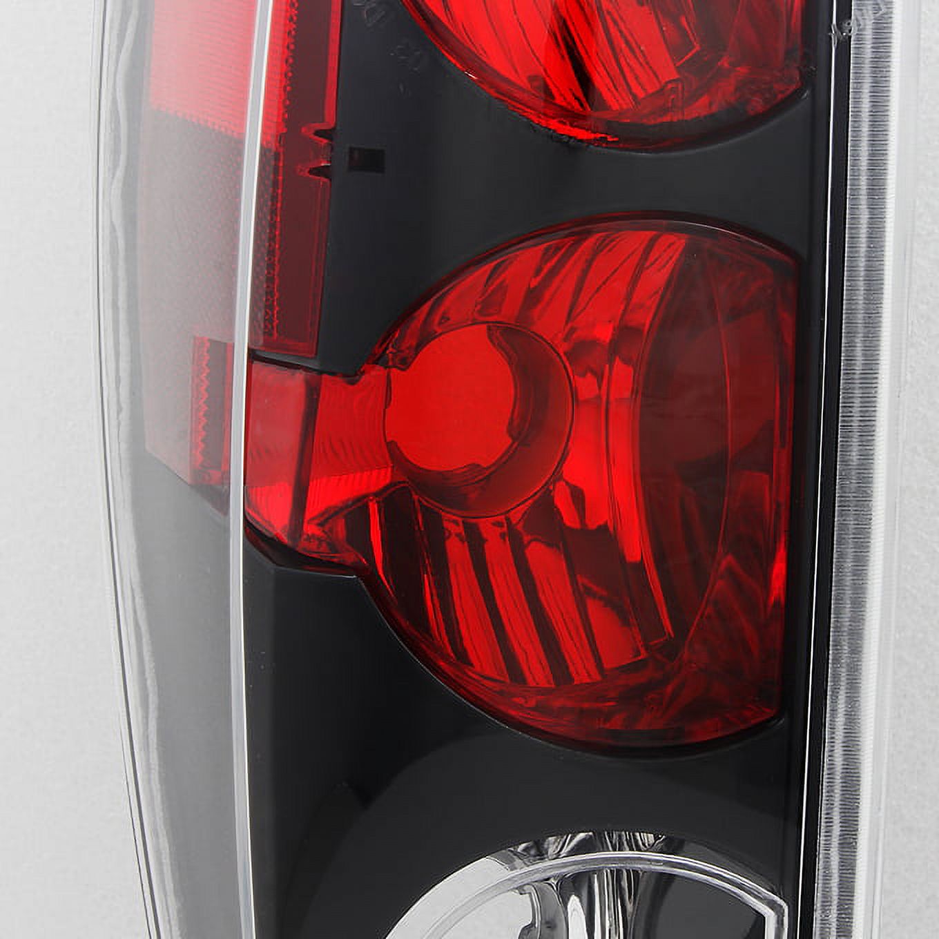 AKKON - For 2004 2005 2006 2007 2008 2009 2010 2011 2012 Chevy Colorado | GMC Canyon Black Tail Lights Pair Set