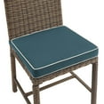 thumbnail image 2 of Crosley Furniture Bradenton 19.75" Fabric Dining Chair in Navy/Brown (Set of 2), 2 of 11