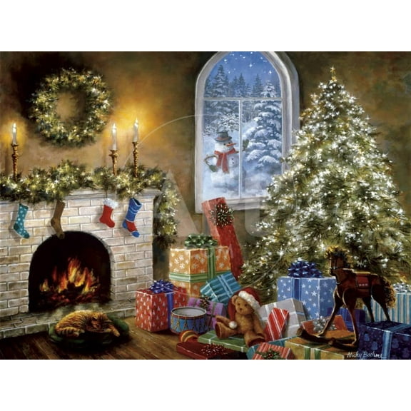 Not a Creature Was Stirring, Unframed Giclee Print Wall Art by Nicky Boehme Sold by Art.Com