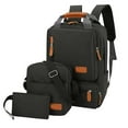 thumbnail image 1 of Sentmoon Casual Backpack Three Piece Set, Large Capacity Student Backpack, Suitable For School And Outdoor Travel, Computer Bag For Men And Women With Large Capacity Deals of The Day, 1 of 1