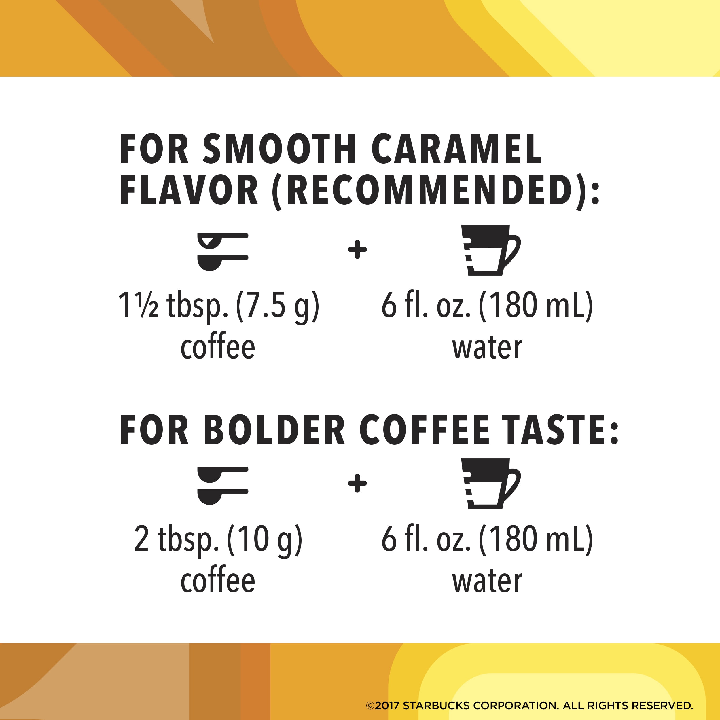 Starbucks Caramel Flavored Ground Coffee 11 Ounce Bag Com