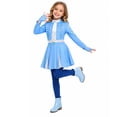 thumbnail image 6 of Blue Halloween Costumes Rise of Red Cosplay 2Pcs, Jumpsuit and Gloves Outfit, Dress-Up Apparel for Anime Themed Party Events, 6 of 8
