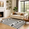 thumbnail image 7 of Addison Rugs Mayfield Premium Machine Washable Transitional Holiday Silver Rectangle Rug, 10' x 14', 7 of 7