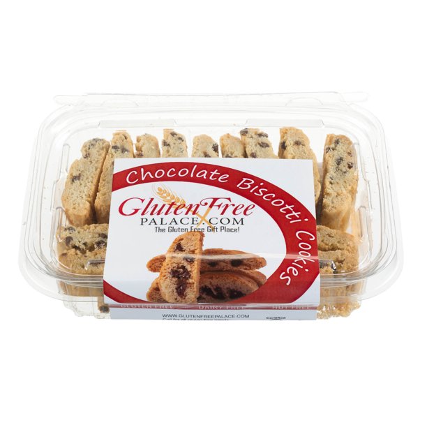 (Pack of 12) Gluten Free Palace Chocolate Chip Biscotti, 6 Oz, Gluten