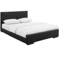 thumbnail image 5 of Black Upholstered Full Platform Bed, 5 of 5