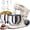 Beige, variant on Patbrela Electric Stand Mixer, 5.3QT & 3.5QT Dual Bowls, 10-Speed Cake Mixer, LED Display Knob, Dough Hook, Beater, Whisk for Home Kitchen Cooking