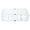 White, variant on PORKISS Twin Size Floor Bed with Door and Fence, Twin Size Bed Frame with Bed Slats, Sturdy Wood Floor Bed for Kids, Boys, Girls, Montessori Bed Frame, Grey