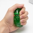 thumbnail image 4 of Green Holographic Dumpling Squishy Stress Ball, Cute Kawaii Face Clear Steamed Bun Squeeze Toy with Mini Steamer Container, Anxiety Relief Desk Fidget Toy for Kids & Adults, 4 of 5