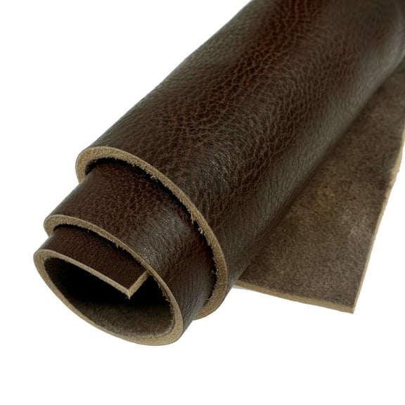 4.0-4.5mm Thick Genuine Leather Cow Pieces Leathercraft Retro Brown Leeather