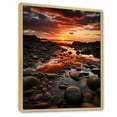 thumbnail image 2 of Designart "Glowing Sunset in Florida" Florida Floater Framed Canvas Wall Art, 2 of 7