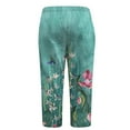 thumbnail image 6 of CLOOCL New Plus Size Pants Women Loose Casual Pockets Pants Little Flower Printed Wide Leg Pants Female Trousers, 6 of 6