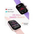 thumbnail image 3 of Reloj inteligente TOOBUR Alexa con pantalla HD integrada IP68 lila para mujer, 3 of 6