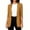 *Brown, variant on Women's 3/4 Sleeve Notch Collar Long Blazer ,Casual Business Jacket Dark Gray,Women's Plus XL