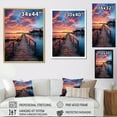 thumbnail image 4 of Designart "Coastal Tranquility Pier and Dock Views III" Nautical & Beach Canvas Print, 4 of 5