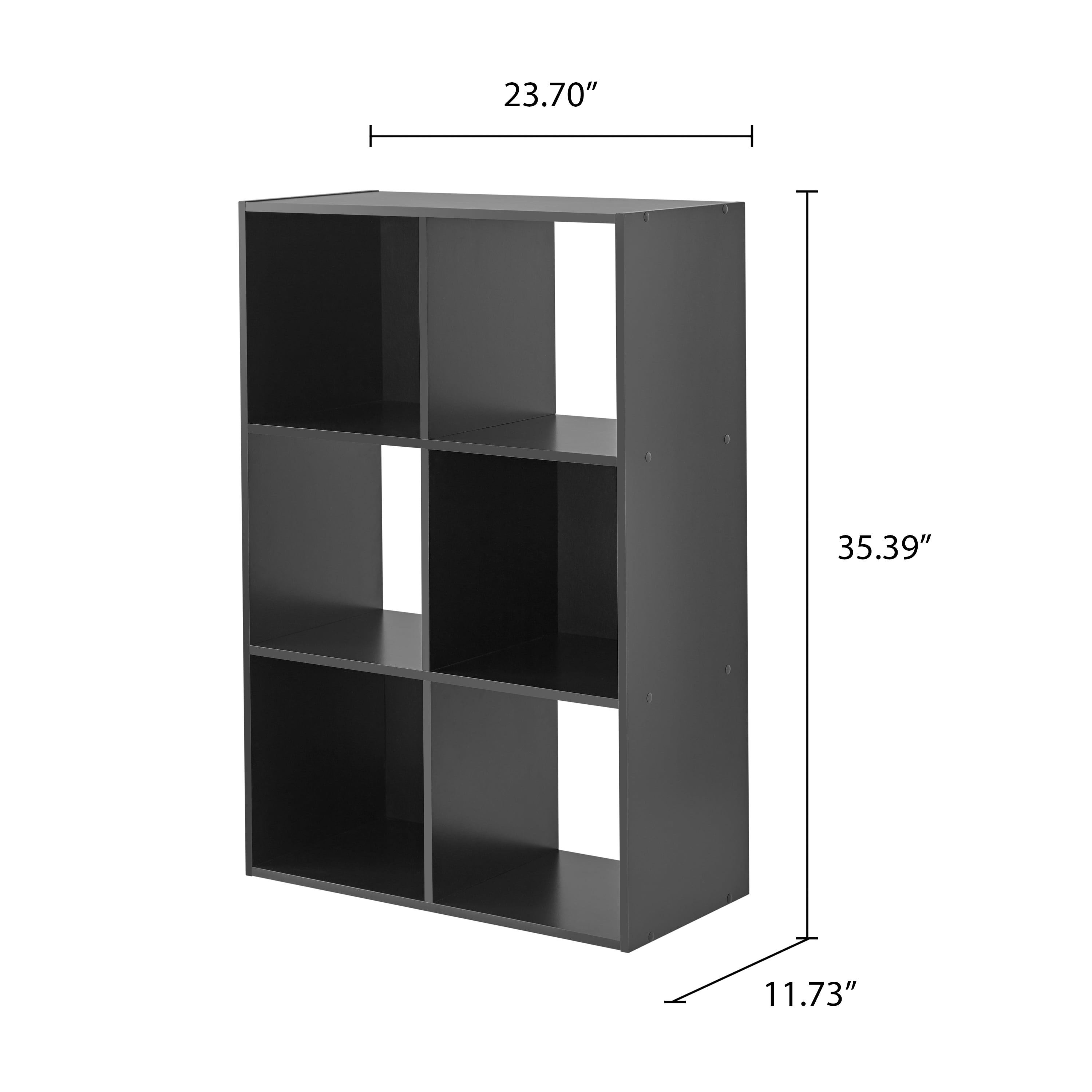 Milliard Storage Cube Organizer - 6 Storage Cubes / Organizer Shelf / White