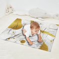 thumbnail image 2 of White Gold Marble Pattern Blanket,Comfortable Soft Flannel Throw Blanket,All Season,Warm Lightweight Blankets for Sofa Bed Couch Living Room Chair,30"x40", 2 of 4