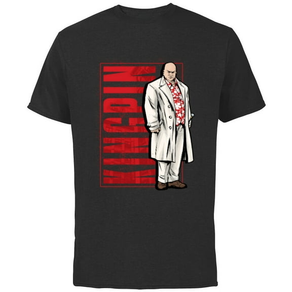 Marvel Hawkeye Kingpin Wilson Fisk - Short Sleeve Cotton T-Shirt for Adults - Customized-Black