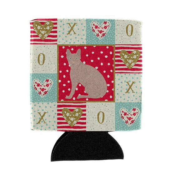 Carolines Treasures CK5759CC Don Sphynx Cat Love Can or Bottle Hugger Can Hugger multicolor