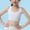 White, variant on ATOGUTA Girls Training Bra Strappy Sports Bra Scoop Neck Yoga Bra for Teens Comfort Dance Crop Top