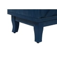 thumbnail image 7 of Vintage Sideboard Buffet Cabinet,Lacquered Accent Storage Cabinet with 4 Doors and Adjustable Shelves,Wooden Console Table for Living Room Dining Room Bedroom,Antique Navy Blue, 7 of 7