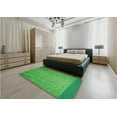 thumbnail image 4 of Ahgly Company Indoor Square Patterned Neon Green Area Rugs, 6' Square, 4 of 6
