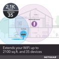 thumbnail image 2 of Extensor de rango WiFi en malla NETGEAR EX6400 AC1900, 2 of 5