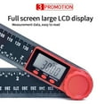 thumbnail image 6 of Augper 2-in-1 Digital Angle Meter Inclinometer Digital Angle Ruler Measuring Tool, 6 of 9