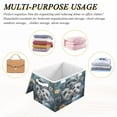 thumbnail image 7 of WOBOGO Cute Gray Lhasa Apso Dogs Large Collapsible Storage Box Flip Lid Fabric Decorative Organizer Container Basket with Handles 16.5×12.6×11.8in, 7 of 7