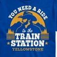 thumbnail image 3 of Yellowstone - You Need A Ride To The Train Station - Men's Short Sleeve Graphic T-Shirt, 3 of 6