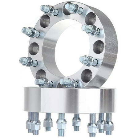 CCIYU 8 lug Wheel spacers 2X 2 50mm Thick 8x170mm 8x170mm 14x2 Studs Wheel adapters Compatible with 1999-2004 for Ford F-350