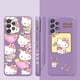 thumbnail image 4 of Hello Kitty Pink Love Holding Bear For Samsung Galaxy A73 A71 A72 A12 A21s A22 A23 A31 A32 A51 A52 A52s A53 A02s Liquid Case, 4 of 5