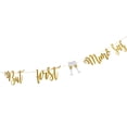 thumbnail image 2 of Miangastore Golden But First Mimosas Letter Pendant Hanging Banner 1Set 11.4x4.9x0.04In, 2 of 8