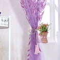 thumbnail image 3 of Willow Tulle Door Window Curtain Drape Panel Sheer Scarf Valances Sanwony, 3 of 5