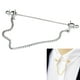 thumbnail image 1 of Pasador de barra de cuello para hombres, con insignias de cadena, , Clips de , decoración de joyería, regalos de 70mm , Plata, 1 of 7