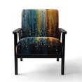 thumbnail image 4 of Designart "Bold Breeziness Colorful Mid Century Elegance I" Multi-Color Mid-century Upholstered Accent Chair - Mid-Century Modern Arm Chair For Living Room, 4 of 5