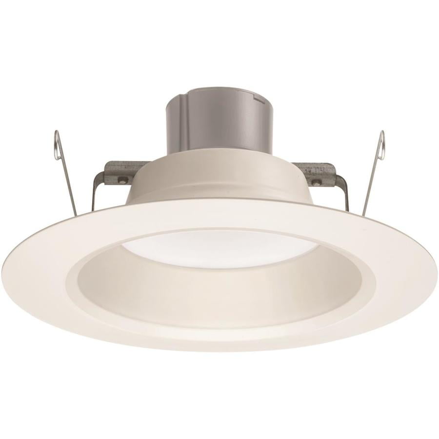 Fits Housing Diameter:5-in or 6-in GE 1-Pack Refresh 65-Watt Equivalent White Dimmable LED Recessed Retrofit Downlight