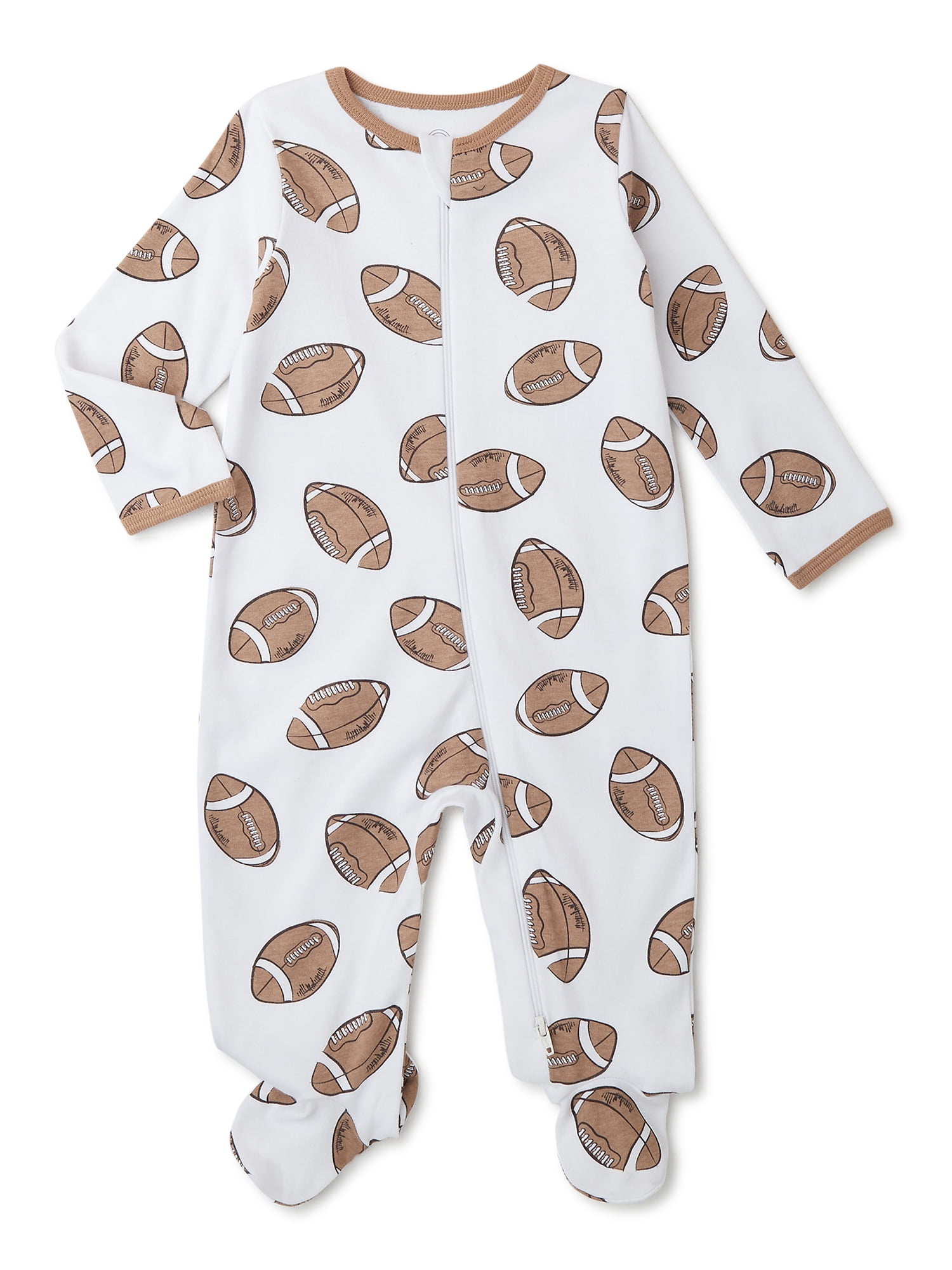 Wonder Nation Baby Boys Football Sleep N Play, Sizes 0 Months - 9 Months